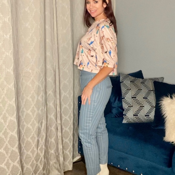 Pinstripe trouser pants - Picture 4 of 4